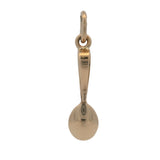 Vintage 14kt Yellow Gold Baby Spoon 3D Dangle Charm