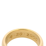 Vintage 2000 Tiffany & Co Forever 18kt Yellow Gold 6mm Wedding Band Ring Size 5
