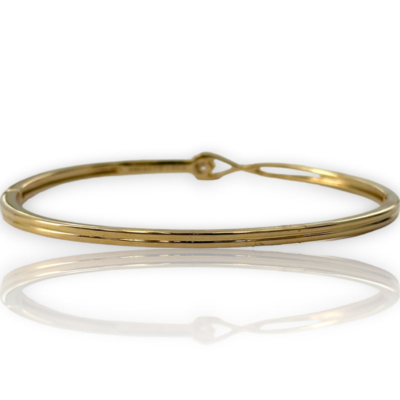 Pandora Infinite Lab-grown Diamond Bangle 0.25ct 14k in Yellow Gold
