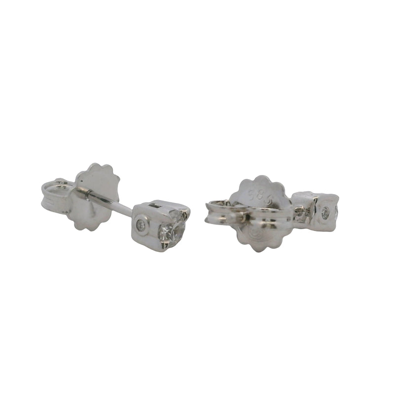 Swarovski 14kt White Gold Lab Created Diamond 0.30ctw Stud Earrings