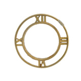 Tiffany & Co 18kt Yellow Gold Large Atlas Roman Numeral Circle Pendant