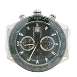 Tag Heuer 1 Carrera CAR201W 43mm Black Dial Chrono Stainless Steel Watch