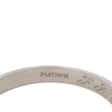 Antique 1927 Solid Platinum Etched Beveled Edge Wedding Stackable Band Size 7.5