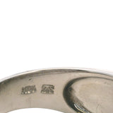 LeVian Solid 14kt White Gold and Cognac Brown and White Diamond Cocktail Ring Size 7