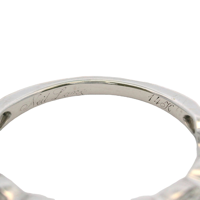 Neil Lane Premiere 14kt White Gold Marquise Diamond Half-Eternity Band Size 6