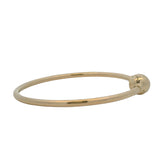 Pandora Moments Solid 14kt Yellow Gold Bangle Bracelet 6.7"