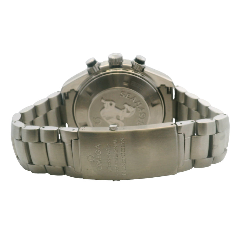 Omega Seamster Planet Ocean 600m 22105000 44.5mm Chronograph Steel Watch