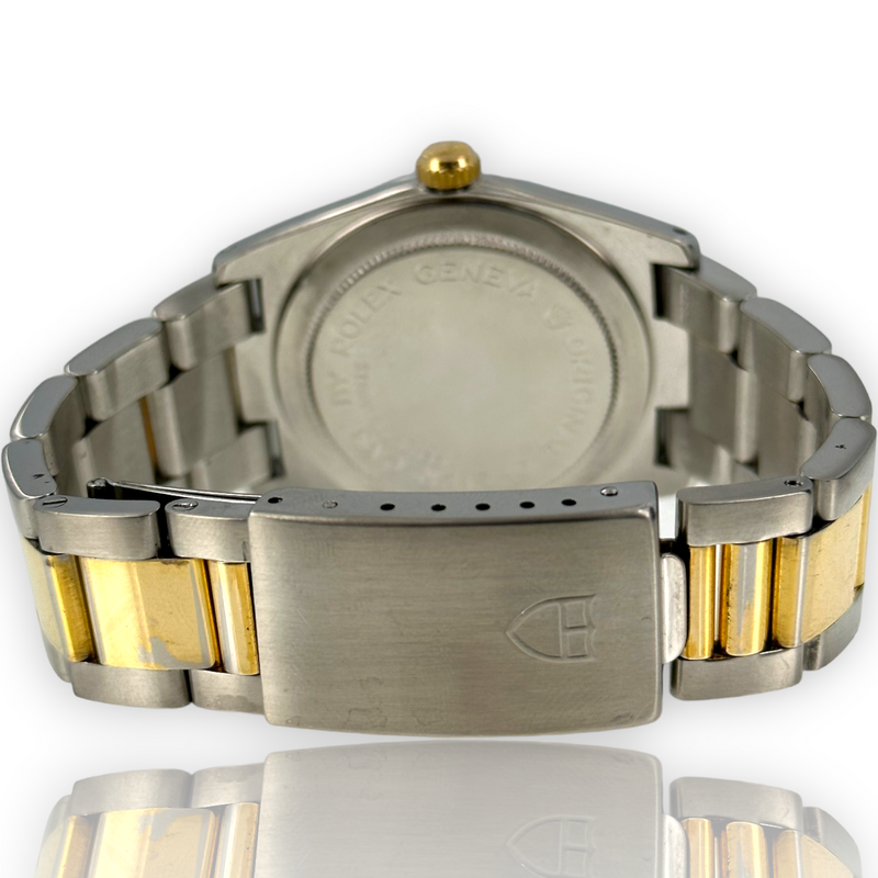 Tudor Prince 34mm 84033 Champagne Dial Steel Yellow Gold Tone Quartz Watch