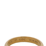 Cartier Solid 18kt Yellow Gold 3.5mm Classic Wedding Stackable Band Size 56 7.5