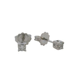 Swarovski 14kt White Gold Lab Created Diamond 0.30ctw Stud Earrings