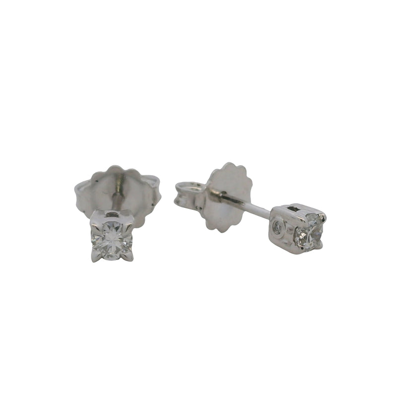 Swarovski 14kt White Gold Lab Created Diamond 0.30ctw Stud Earrings