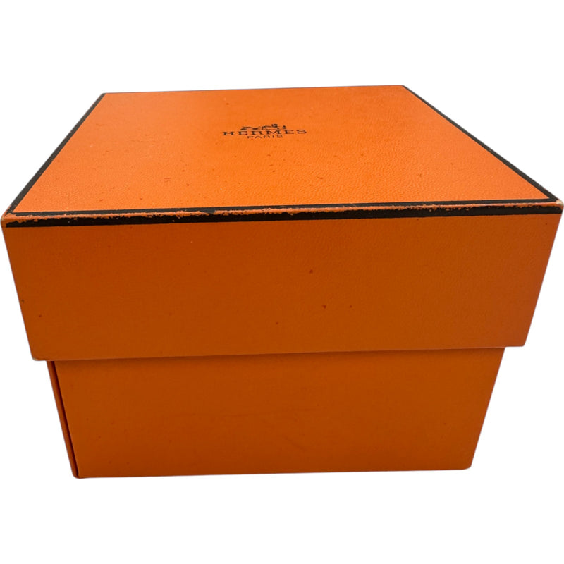 Hermes Clipper CL4.220 24mm Stainless Steel White Dial Watch Box
