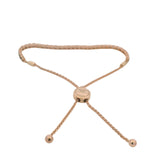 LeVian Solid 14kt Rose Gold and 2ctw Cognac Diamond Adjustable Tennis Bolo Bracelet