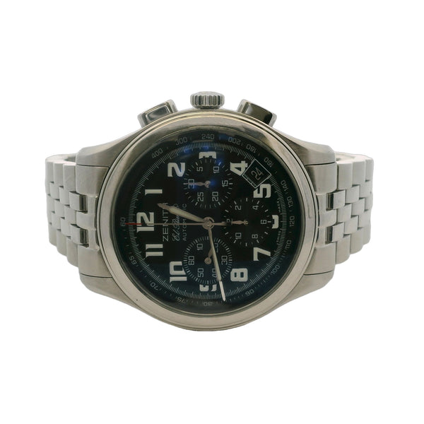 Zenith El Primero Class 03.0510.400 40mm Stainless Steel Black Dial Chronograph Watch