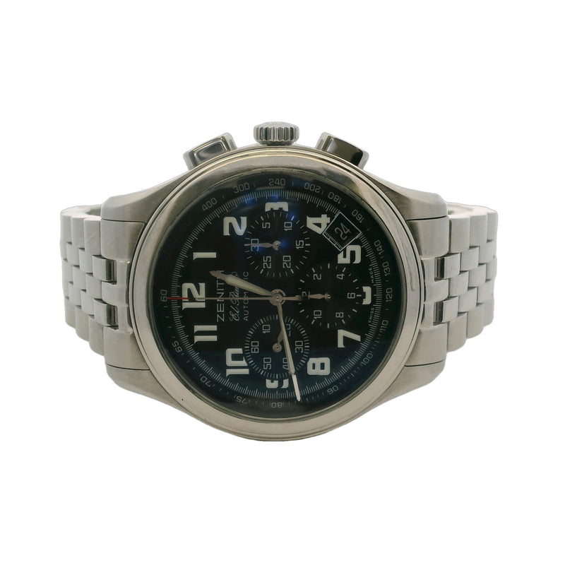 Zenith El Primero Class 03.0510.400 40mm Stainless Steel Black Dial Chronograph Watch