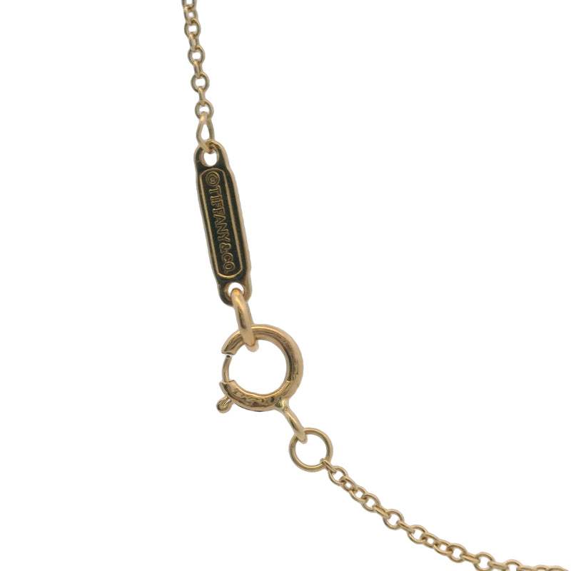 Tiffany & Co Italian 18kt Yellow Gold Classic Dainty Cable Link Chain Necklace 16"