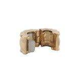 Pandora Retired Solid 14kt Yellow Gold Beveled Spacer Clip Charm