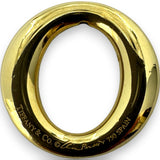 Tiffany & Co Elsa Peretti Sevillana 18k Yellow Gold Circle Pendant Made in Spain Charm