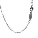 Gabriel & Co 925 Sterling Silver Small White Sapphire Infinity Symbol 18" Pendant Necklace