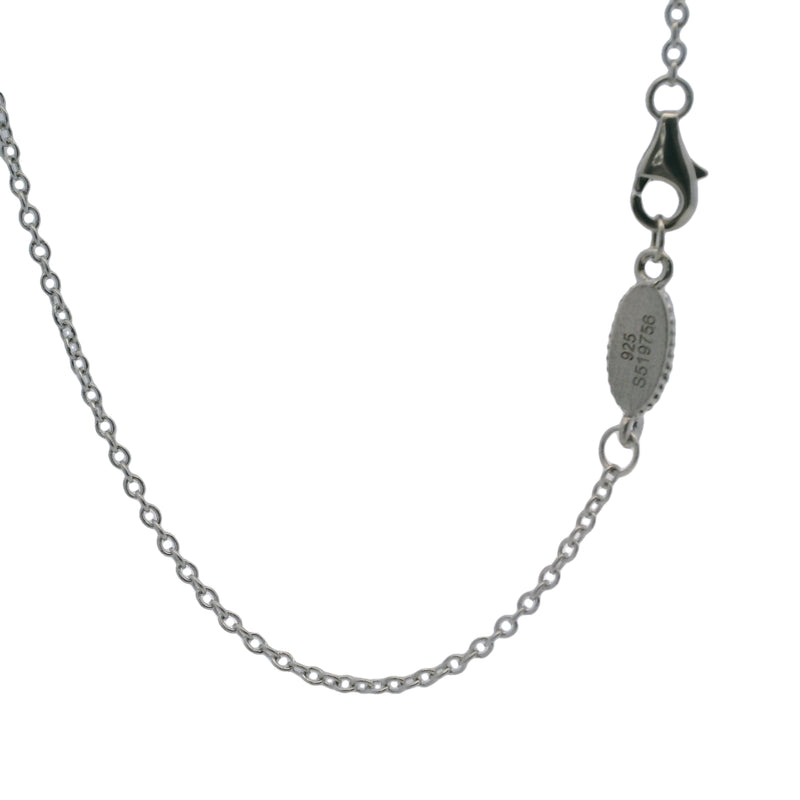 Gabriel & Co 925 Sterling Silver Small White Sapphire Infinity Symbol 18" Pendant Necklace