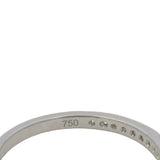 Djula Solid 18kt White Gold and 0.24ctw Diamond Star of David Dangle Pinky Ring Size 2.5