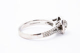 Zales Celebration Diamond Engagement Ring 14k 585 White Gold 0.65ctw Size 7.5