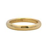 Tiffany & Co Elsa Peretti Solid 18kt Yellow Gold Diamond Solitaire Band Ring Size 5.25