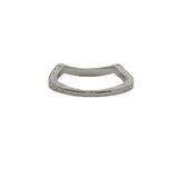 Neil Lane 14kt White Gold And Diamond Crown Wraparound Milgrain Wedding Band Ring Size 5