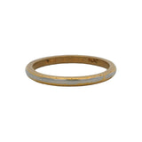 Antique 1939 Platinum 18kt Yellow Gold To My Darling Wife 2 Tone Band Ring Sz 7