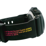 Casio G Shock DW6900ASSC23 ASSC Anti Social Social Club Black Digital Rubber Watch