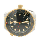 Gevril Hudson Yards Diver 48832B 43mm Black Dial Two Tone Gold Steel Watch