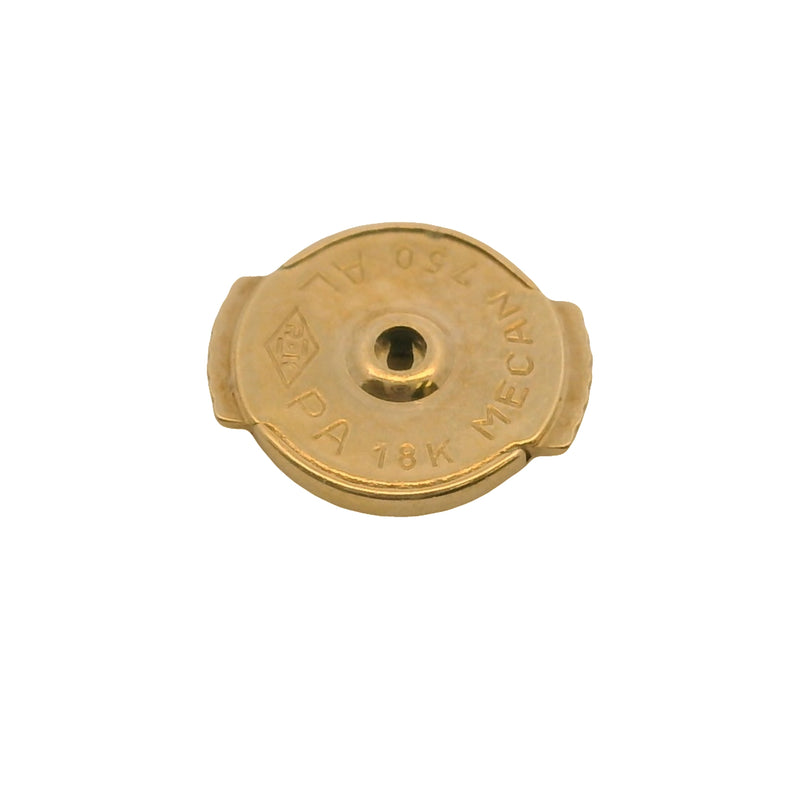 Georg Jensen Rare Solid 18kt Yellow Gold Modern Single Dangle Earring with Diamond