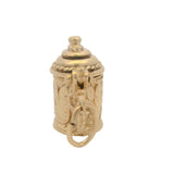 Vintage Solid 14kt Yellow Gold Traditional Opening Beer Stein Mug Charm