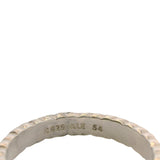 Pandora 925 Sterling Silver Abundance of Love Beige Enamel Hearts Ring Size 6.75