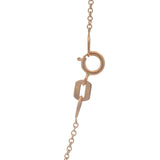 EFFY Solid 14kt Rose Gold Oval Blue Topaz and Diamond Pendant 18" Necklace