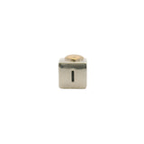 Pandora Solid 925 Sterling Silver and 14kt Gold I Love You Engraved Box Spacer Charm