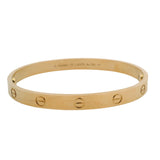 Authentic Cartier Solid 18kt Yellow Gold Classic Love Bracelet Screwdriver 18