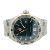 Tag Heuer WAZ1118 43mm Blue Dial Stainless Steel Watch Unworn Box & Papers