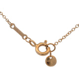 Tiffany & Co Solid 18kt Rose Gold Paloma Picasso Graffiti Heart and Arrow Pendant 18" Necklace