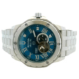 Bulova Marc Anthony Marine Star 98D184 45mm Blue Dial Steel Automatic Watch