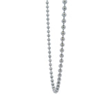 Tiffany & Co 925 Sterling Silver Beaded Ball 34" Chain Necklace