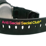 Casio G Shock DW6900ASSC23 ASSC Anti Social Social Club Black Digital Rubber Watch