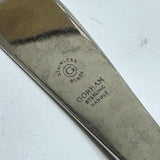 1965 Gorham Gossamer 925 Sterling Silver Florentine Butter Server 7.25"