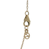 Mejuri Solid 14kt Yellow Gold Large Pavé Diamond Circle Cluster Station Pendant Necklace 18"