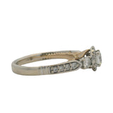 Enchanted Disney Jasmine 1ctw Two Tone 14kt Gold Diamond Engagement Ring Sz 7.5