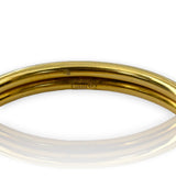 LaLaounis Hercules Knot Hinged Bangle Bracelet In 18K Yellow Gold Made in Greece