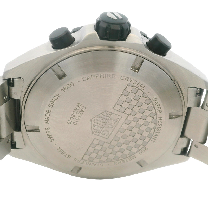 Tag Heuer CAZ1010 43mm Chronograph Black Dial Steel Watch