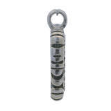 Versani Black Diamond 14K 585 White Gold 18k 750 Charm Pendant