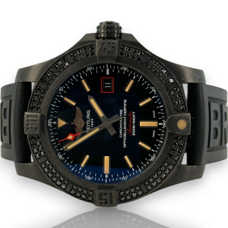 Breitling black diamond sale