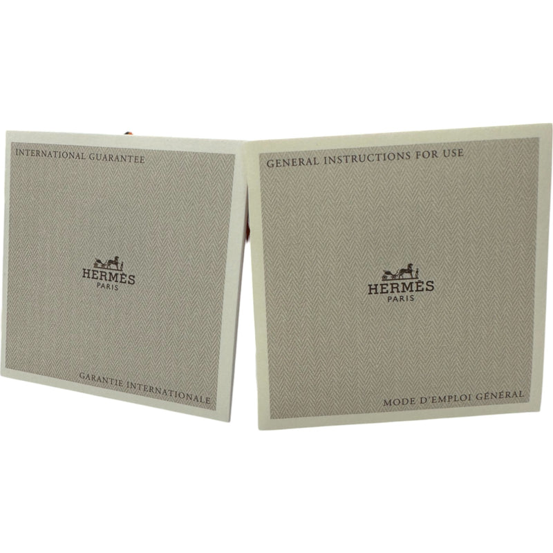 Hermes Clipper CL4.220 24mm Stainless Steel White Dial Watch Box